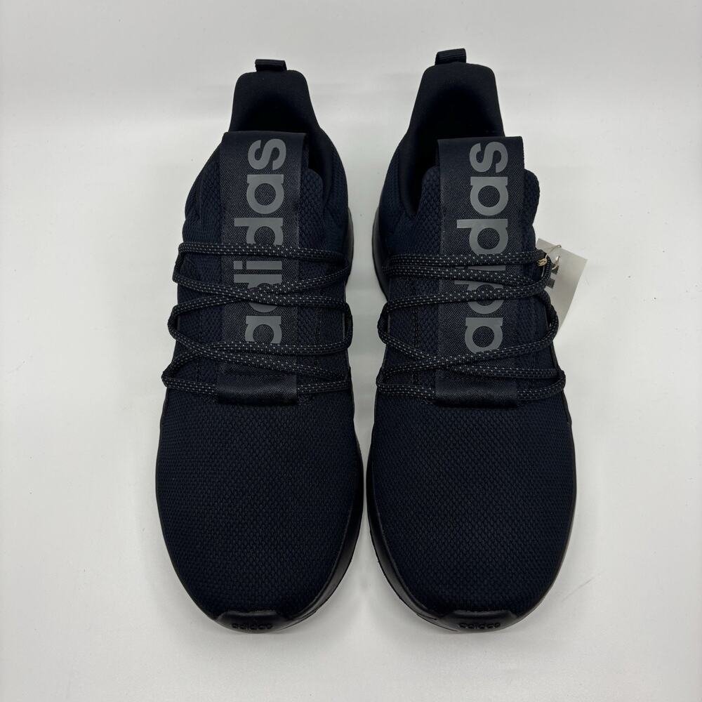 Adidas Lite Racer Adapt 5.0 Mens Size 13 Wide Triple Black Carbon Lifestyle New - Picture 3 of 7